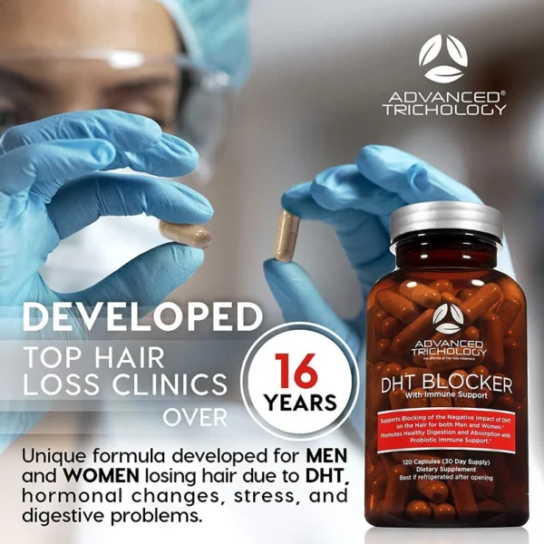 Advanced Trichology Natural DHT Blocker w/ Immune Support